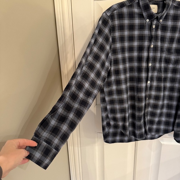 Billy Reid standard fit Button down plaid Shirt 31946 - Picture 5 of 10